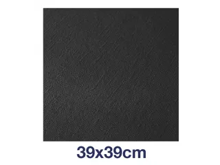 Linstyle servet 478726 39x39cm zwart 1/4 vouw 1-laags 14x50 stuks - 4