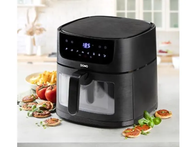 Friteuse à air chaud avec fenêtre de visualisation 8 litres