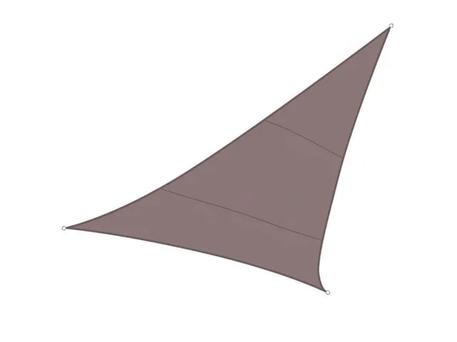 Zonnezeil Driehoek 5x5x5m Taupe