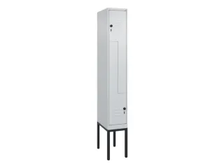 Z-garderobekast,HxBxD 2120x300x500mm,vak B 150/300mm,draaigrendel - 1
