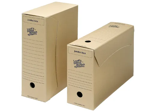 Archiefdoos Loeff 3007 gemeente 370x255x115mm bruin