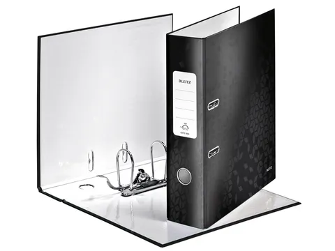 Ordner Leitz 1005 WOW 180° A4 80mm karton zwart