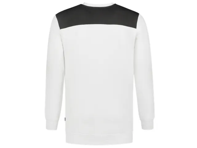Tricorp 302013 sweater wit/grijs maat S