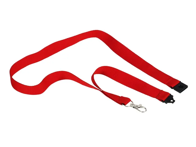 Badgekoord Europel rood