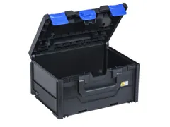 Assortimentskoffer,HxBxD 215x396x296mm,ABS,koffer zwart