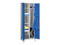kleding-/wasgoedkast,HxBxD 1850x600x500mm,RAL7035,front RAL5010