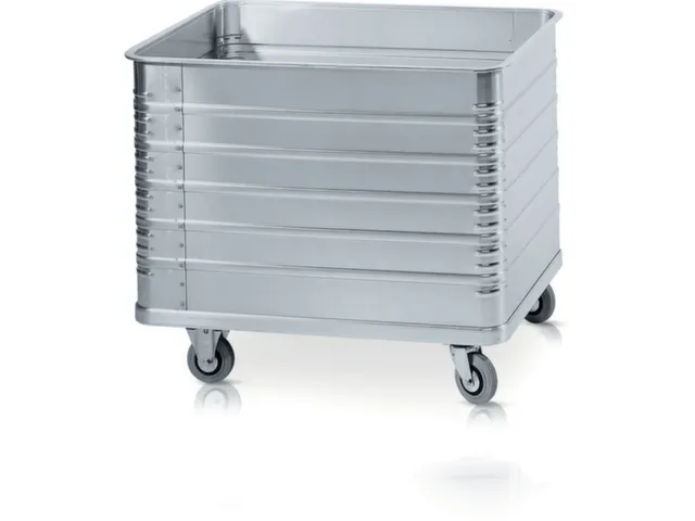 aluminium bakwagen,laadvl. LxB 1000x640mm,415l,HxLxB 855x1050x690mm