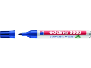 Viltstift edding 3000 rond blauw 1.5-3mm - 5