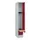 locker met bank,HxBxD 1950x300x815mm,1vak,vak B 300mm,cilinderslot