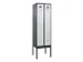 locker voor scheiding van kleding,HxBxD 2120x600x500mm,2vak