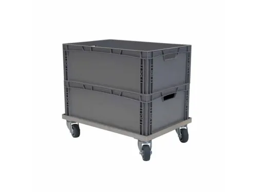aluminium transportwagen,draagverm. 150kg,laadvl. LxB 600x400mm