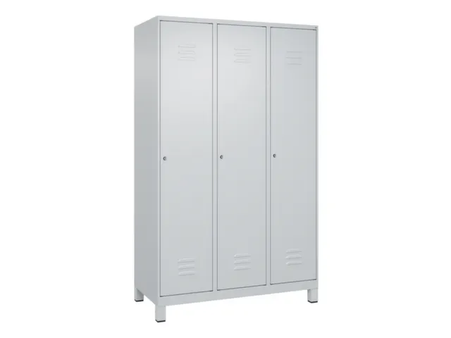 locker,HxBxD 1950x1200x500mm,3vak,vak B 400mm,cil.-slot,voeten
