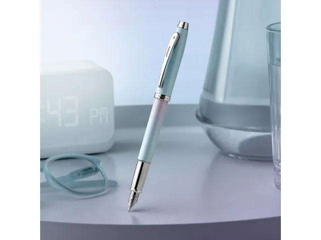 Vulpen Sheaffer 100 9376 Expressions pearlised gradient chrome trims,