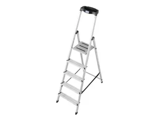 Lichte Universele Ladders Aluminium 5treden H 1,05m - 2