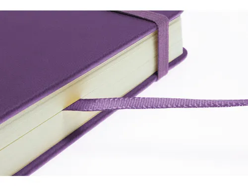 Schetsboek Kangaro A4 purple heart PU HC 80 vel 140gr roomwit met elas