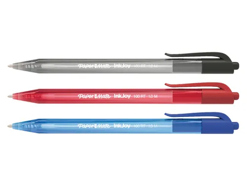 Balpen Paper Mate Inkjoy 100RT medium rood