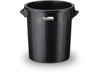 ton,HxØ 410x390mm,35l,HDPE,zwart - 2