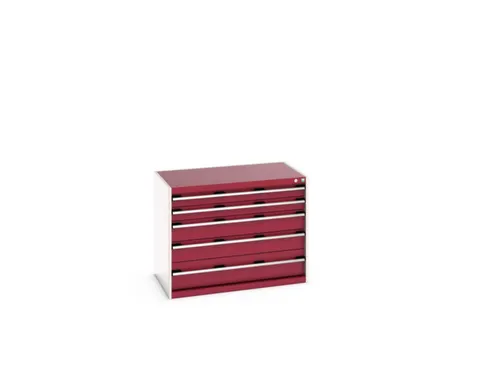 ladekast 800x1050x650mm 5laden zware lasten RAL7035 front RAL3004