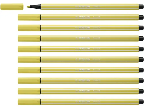 Viltstift STABILO Pen 68/67 medium mosterd