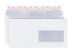 envelop Office FSC C5/6 80 gram met venster rechts wit 50 stuks
