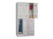 dubbeldekse locker,HxBxD 1850x900x500mm,3x2vak.,RAL7035,front RAL7035