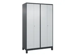 locker voor scheiding van kleding,HxBxD 1950x1200x500mm,4vak