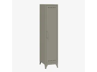 garderobekast,HxBxD 1800x380x510mm,1vak,4voeten,romp lichtgrijs - 2