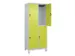 dubbeldekse locker,HxBxD 1950x800x500mm,2x2vak.,vak B 400mm