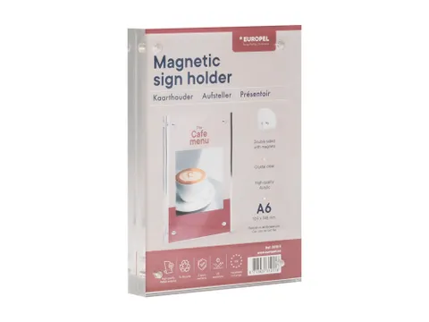 Europel Kaarthouder Luxe A6 Acryl