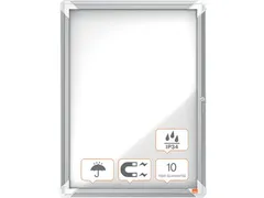 Vitrine buitenvitrine voor 4 x A4 69,2 x 53,2 x 4,5