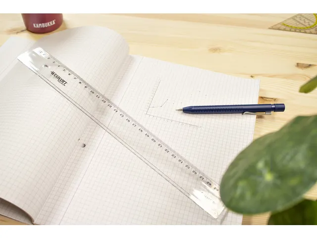 Règle Westcott Basic plastique transparent 30cm