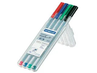 Fineliner Staedtler Triplus 334 assorti 0.3mm 4 stuks - 2