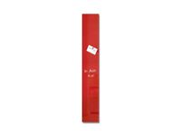 Glasmagneetbord Sigel Artverum 12x78x1.5cm Rood