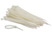 Set Met Nylon Kabelbinders - 4.6 X 120 Mm - Wit (100 St.)