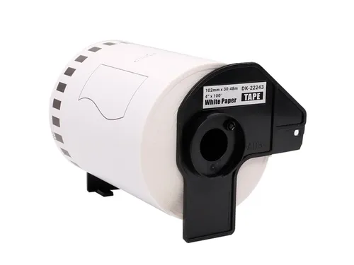 Etiket Dk-22243 102mm 30-meter Wit Papier