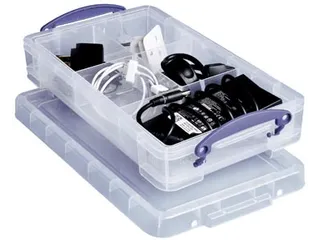 Opbergdoos 2.5 Liter + Divider Transparant - 1