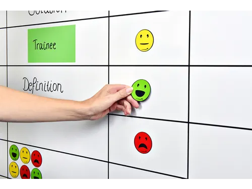 Magneet Legamaster emoticon 50mm assorti 6 stuks