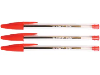 Balpen Quantore Stick rood medium - 1