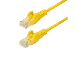 25cm Dunne CAT6 Ethernet Kabel Geel