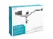 Bras 3 ;ecrans Vérin 15-27 inch Argent