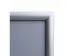 OUTLET Cadre clipsable A1 Coins droits Argent 25mm