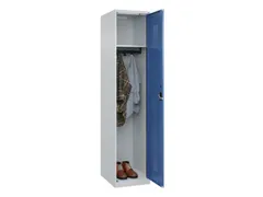 locker,HxBxD 1850x400x500mm,1vak,vak B 400mm,cil.-slot,staand op vloer