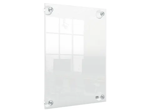 Infobord Nobo Premium Plus A4 acryl wand verplaatsbaar