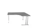 Bureau In Vrije Vorm Hxbxd 720x1600x1200mm Ms-Donkergrijs