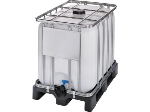 Ibc-Opslagtank Standaard Pe 1013x1200x800mm 600 liter Kunststof