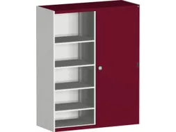 schuifdeurkast 2000x1600x650mm Stalen scheidingswand Ral7035 Ral3004