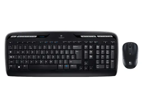 Toetsenbord Logitech MK330 Qwerty + muis zwart