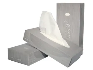 Facial tissues Euro Products 140040 2-laags cellulose 21 x 21 cm - 1