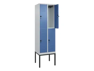 dubbeldekse locker,HxBxD 2120x600x500mm,2x2vak.,vak B 300mm - 2