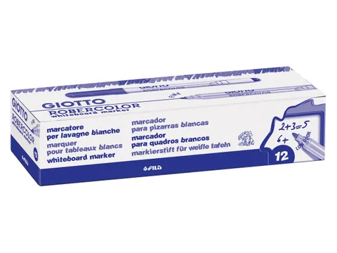 Robercolor whiteboardmarker fijn ronde punt blauw